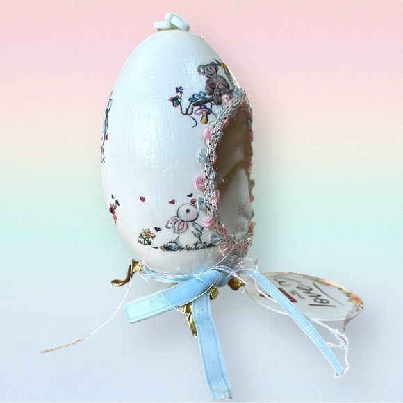 𝑯𝒂𝒏𝒅𝒎𝒂𝒅𝒆 Goose Egg Creation, Baby Boy GIFT - Picture 4 of 10